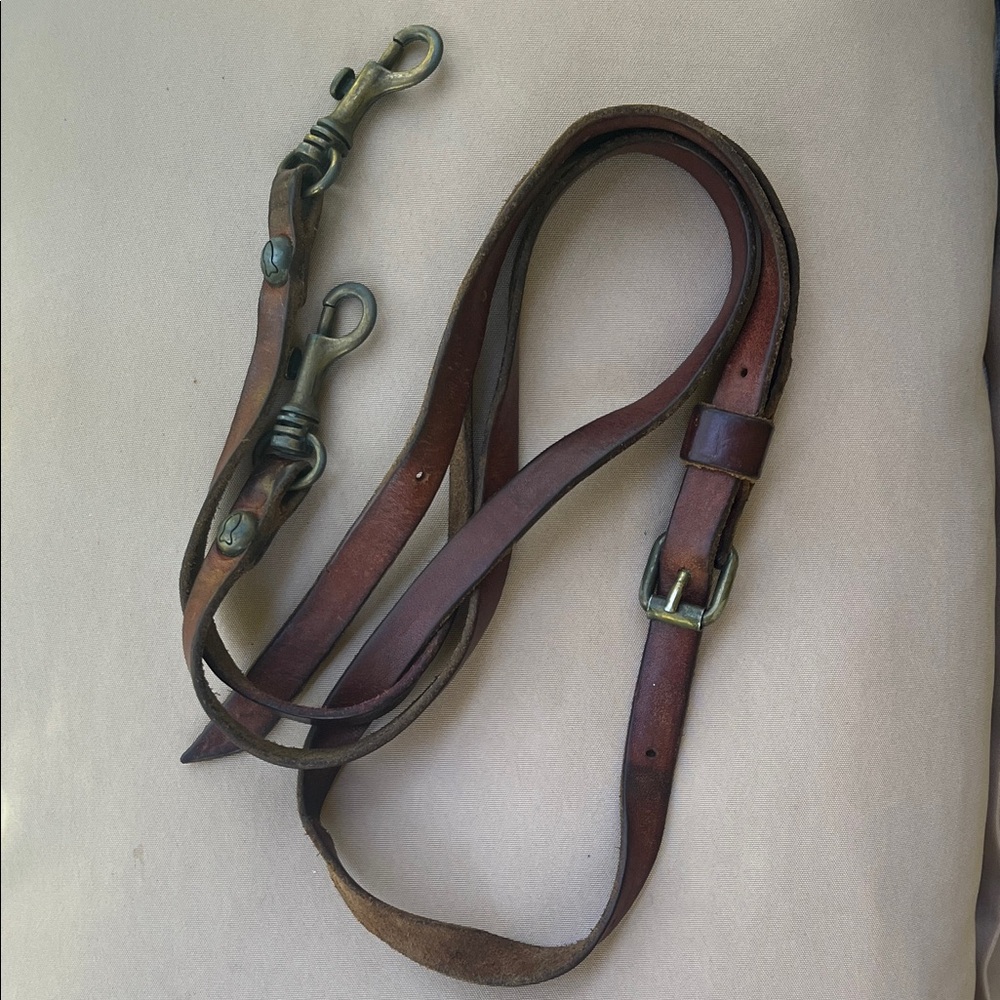 Vintage Mahogany Brown Leather Replacement Strap